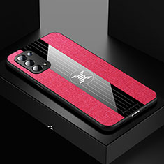 Custodia Silicone Ultra Sottile Morbida Cover X01L per OnePlus Nord N200 5G Rosso