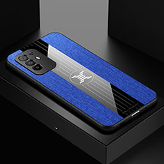 Custodia Silicone Ultra Sottile Morbida Cover X01L per Oppo A94 5G Blu