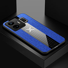 Custodia Silicone Ultra Sottile Morbida Cover X01L per Realme GT Neo5 5G Blu