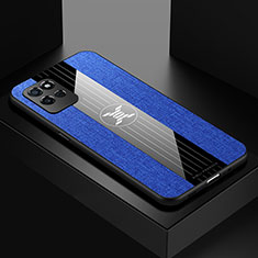 Custodia Silicone Ultra Sottile Morbida Cover X01L per Realme V11 5G Blu