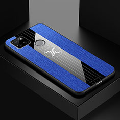 Custodia Silicone Ultra Sottile Morbida Cover X01L per Realme V3 5G Blu