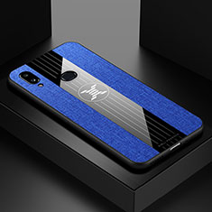 Custodia Silicone Ultra Sottile Morbida Cover X01L per Samsung Galaxy A10s Blu
