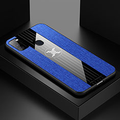 Custodia Silicone Ultra Sottile Morbida Cover X01L per Samsung Galaxy M21 Blu
