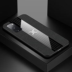 Custodia Silicone Ultra Sottile Morbida Cover X01L per Samsung Galaxy S20 FE (2022) 5G Nero