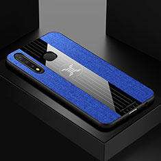 Custodia Silicone Ultra Sottile Morbida Cover X01L per Vivo iQOO U3 4G Blu