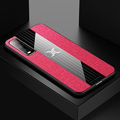Custodia Silicone Ultra Sottile Morbida Cover X01L per Vivo Y70S 5G Rosso