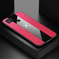 Custodia Silicone Ultra Sottile Morbida Cover X01L per Xiaomi Redmi 9C NFC Rosso