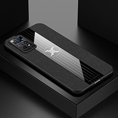 Custodia Silicone Ultra Sottile Morbida Cover X01L per Xiaomi Redmi Note 11 4G (2022) Nero