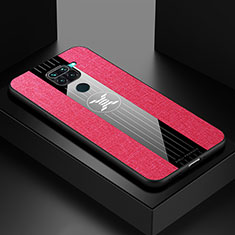 Custodia Silicone Ultra Sottile Morbida Cover X01L per Xiaomi Redmi Note 9 Rosso