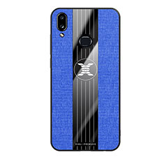 Custodia Silicone Ultra Sottile Morbida Cover X02L per Samsung Galaxy A10s Blu