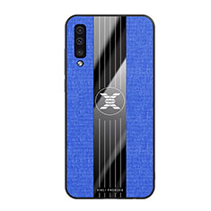 Custodia Silicone Ultra Sottile Morbida Cover X02L per Samsung Galaxy A30S Blu