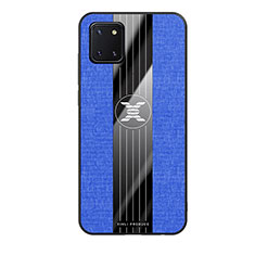 Custodia Silicone Ultra Sottile Morbida Cover X02L per Samsung Galaxy M60s Blu