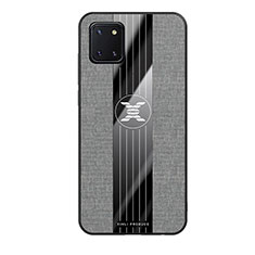 Custodia Silicone Ultra Sottile Morbida Cover X02L per Samsung Galaxy Note 10 Lite Grigio