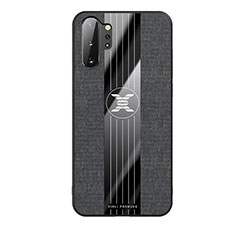 Custodia Silicone Ultra Sottile Morbida Cover X02L per Samsung Galaxy Note 10 Plus 5G Nero