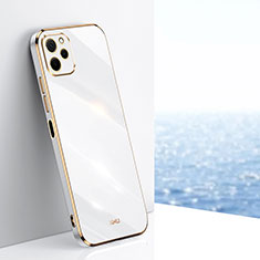 Custodia Silicone Ultra Sottile Morbida Cover XL1 per Huawei Enjoy 50z Bianco