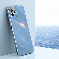 Custodia Silicone Ultra Sottile Morbida Cover XL1 per Huawei Enjoy 50z Blu