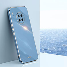 Custodia Silicone Ultra Sottile Morbida Cover XL1 per Huawei Honor 50 Lite Blu