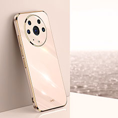 Custodia Silicone Ultra Sottile Morbida Cover XL1 per Huawei Honor Magic3 Pro 5G Oro Rosa