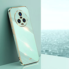 Custodia Silicone Ultra Sottile Morbida Cover XL1 per Huawei Honor Magic5 5G Verde
