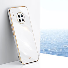 Custodia Silicone Ultra Sottile Morbida Cover XL1 per Huawei Nova 8i Bianco