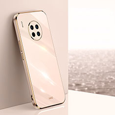 Custodia Silicone Ultra Sottile Morbida Cover XL1 per Huawei Nova 8i Oro Rosa