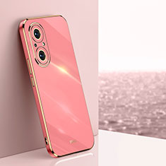 Custodia Silicone Ultra Sottile Morbida Cover XL1 per Huawei Nova 9 SE Rosa Caldo