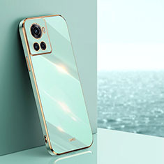 Custodia Silicone Ultra Sottile Morbida Cover XL1 per OnePlus 10R 5G Verde