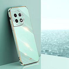 Custodia Silicone Ultra Sottile Morbida Cover XL1 per OnePlus 11 5G Verde