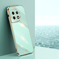 Custodia Silicone Ultra Sottile Morbida Cover XL1 per OnePlus 11R 5G Verde