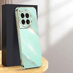 Custodia Silicone Ultra Sottile Morbida Cover XL1 per OnePlus 12 5G Verde