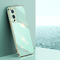 Custodia Silicone Ultra Sottile Morbida Cover XL1 per OnePlus 9 5G Verde