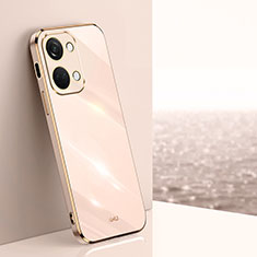 Custodia Silicone Ultra Sottile Morbida Cover XL1 per OnePlus Ace 2V 5G Oro Rosa