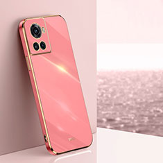 Custodia Silicone Ultra Sottile Morbida Cover XL1 per OnePlus Ace 5G Rosa Caldo