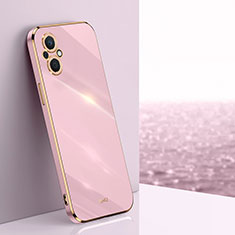 Custodia Silicone Ultra Sottile Morbida Cover XL1 per Oppo Reno8 Lite 5G Rosa