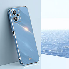 Custodia Silicone Ultra Sottile Morbida Cover XL1 per Realme 9 5G Blu