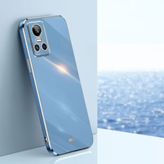 Custodia Silicone Ultra Sottile Morbida Cover XL1 per Realme GT Neo3 5G Blu