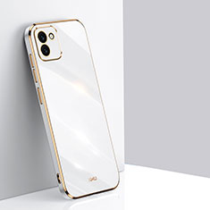 Custodia Silicone Ultra Sottile Morbida Cover XL1 per Samsung Galaxy A03 Bianco