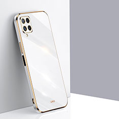Custodia Silicone Ultra Sottile Morbida Cover XL1 per Samsung Galaxy A12 Nacho Bianco