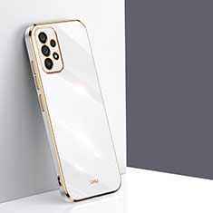 Custodia Silicone Ultra Sottile Morbida Cover XL1 per Samsung Galaxy A33 5G Bianco