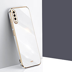 Custodia Silicone Ultra Sottile Morbida Cover XL1 per Samsung Galaxy A50 Bianco