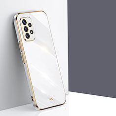 Custodia Silicone Ultra Sottile Morbida Cover XL1 per Samsung Galaxy A52 5G Bianco