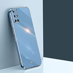 Custodia Silicone Ultra Sottile Morbida Cover XL1 per Samsung Galaxy A71 4G A715 Blu