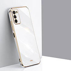 Custodia Silicone Ultra Sottile Morbida Cover XL1 per Samsung Galaxy F02S SM-E025F Bianco
