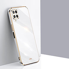 Custodia Silicone Ultra Sottile Morbida Cover XL1 per Samsung Galaxy F12 Bianco