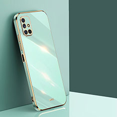 Custodia Silicone Ultra Sottile Morbida Cover XL1 per Samsung Galaxy M51 Verde