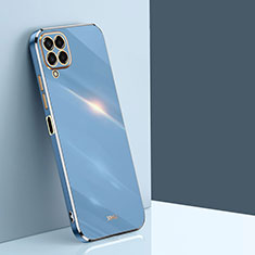 Custodia Silicone Ultra Sottile Morbida Cover XL1 per Samsung Galaxy M53 5G Blu