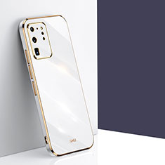 Custodia Silicone Ultra Sottile Morbida Cover XL1 per Samsung Galaxy S20 Ultra 5G Bianco