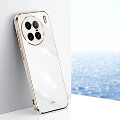 Custodia Silicone Ultra Sottile Morbida Cover XL1 per Vivo X90 Pro+ Plus 5G Bianco