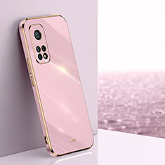 Custodia Silicone Ultra Sottile Morbida Cover XL1 per Xiaomi Mi 10T Pro 5G Rosa