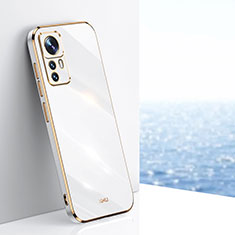 Custodia Silicone Ultra Sottile Morbida Cover XL1 per Xiaomi Mi 12T Pro 5G Bianco